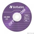 Płyta VERBATIM CD-RW  slim jewel case  700MB  12x  Colour - 2