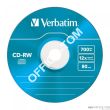 Płyta VERBATIM CD-RW  slim jewel case  700MB  12x  Colour - 6