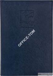 Skorowidz książkowy A5 SK1-12 granatowy z tłoczeniem Telegraph