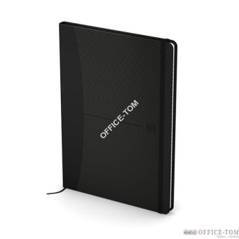 Notatnik OXFORD SIGNATURE A5 72 k 90g czarny gładki