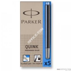 Naboje PARKER j.niebieski (5) zmywalne S0116210