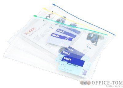 Teczka kopertowa foliowa A4 EC011B szer.3cm. Eagle