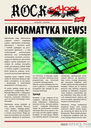 Brulion w twardej oprawie A5, 80k., krata, informatyka  Unipap