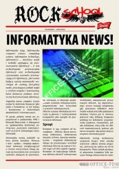 Brulion w twardej oprawie A5, 80k., krata, informatyka  Unipap