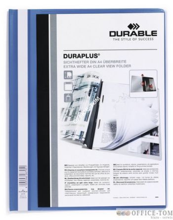 Skoroszyt DURABLE prezentacyjny DURAPLUS® niebieski