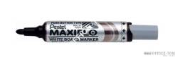 Marker suchościeralny PENTEL MAXIFLO(z tłoczkiem),okrągła końc.,dł.linii 1000 m Czarny