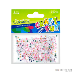 Ozdoba Dekoracyjna Kolor Oczy 5Mm CRAFT WITH FUN
