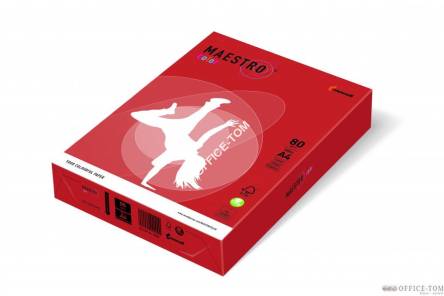Papier xero MAESTRO COLOR A4 80 CO44 czerwień koralowa
