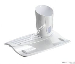 Piórnik + kubek LEITZ Allura biały