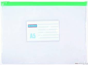 Koszulka Donau ziPPer bag PVC A4 330 x 240 mm z suwakiem