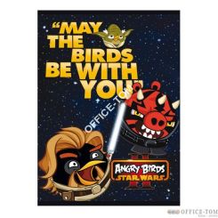 Zeszyt okładka laminowana A5, 60k., linia, ANGRY BIRDS & STAR WARS II  Unipap