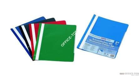 Skoroszyt DONAU do seg. PP czerwony A4 235x310mm