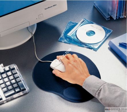 Podkładka żelowa pod mysz ESSELTE DATALINE (19 x 225 x 250), niebieski