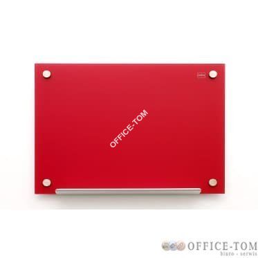 Tablica szklana Nobo Diamond 60x45, czerwona