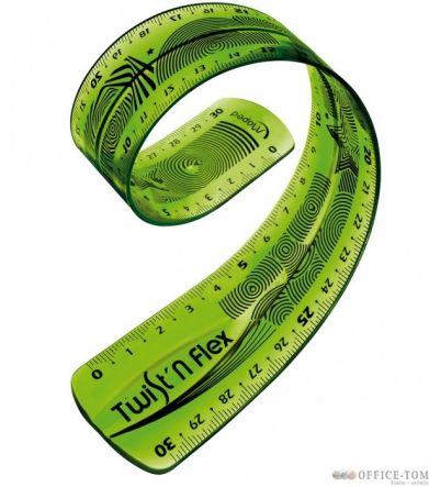 Linijka 027900 30cm.TWIST\'N FLE MAPED