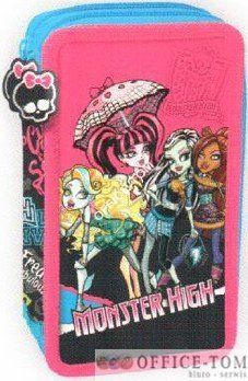 Piórnik podwójny z wyposażeniem MONSTER HIGH ST.MAJEWSKI