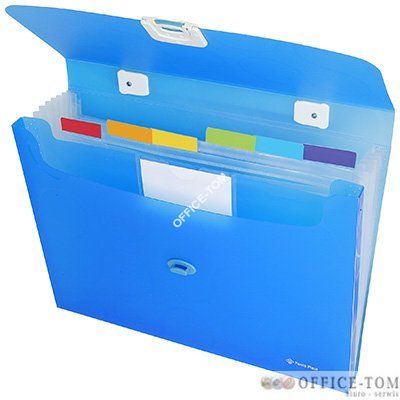 Teczka Z Rączką A4 Z Przegrodami Omega Ex4318 Zielony Focus PANTA PLAST