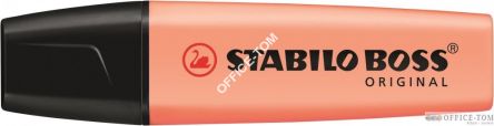 Zakreślacz STABILO BOSS ORIGINAL, pastelowy pomarańczowy