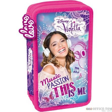 Piórnik podwójny z wyposażeniem VIOLETTA ST.MAJEWSKI