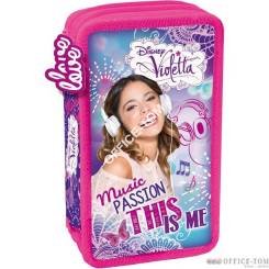 Piórnik podwójny z wyposażeniem VIOLETTA ST.MAJEWSKI