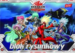 Blok rysunkowy A4, 20k. BAKUGAN