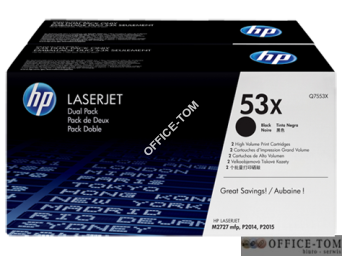 Toner HP 53X (Q7553XD) czarny 2x7000str 2szt