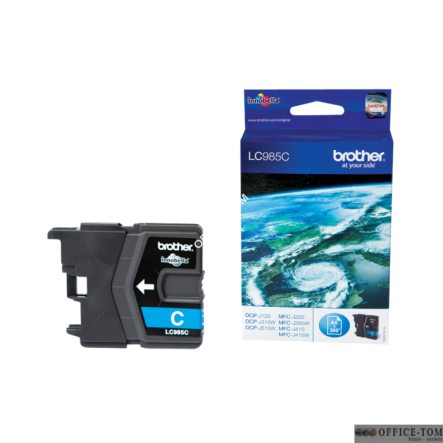 Tusz BROTHER (LC985C) niebieski 260str