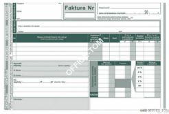 Faktura VAT MICHALCZYK I PROKOP 2/3 A5 80 kartek