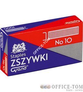 Zszywki nr 10 GRAND 10 paczek