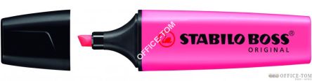 Zakreślacz STABILO BOSS, fluorescencyjny różowy