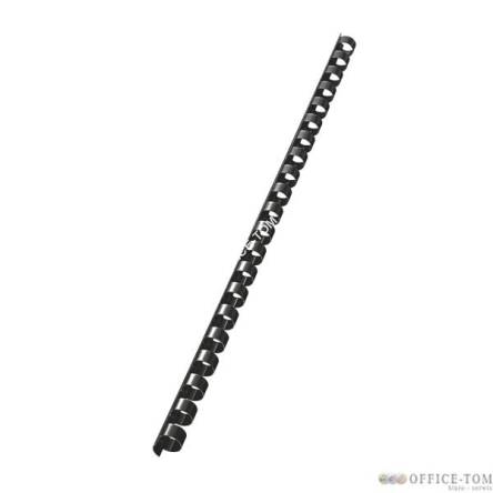 Grzbiety palstikowe LEITZ do bindowania   10 mm, czarny