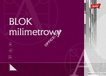 Blok z papieru milimetrowego A3, 20k.