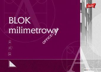 Blok z papieru milimetrowego A3, 20k.