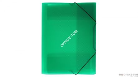 Teczka plastikowa z gumką wąska TG-11 Biurfol Zielona transparnetna