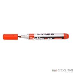 Marker permanentny STABILO mark-4-all, okrągła końcówka czerwony