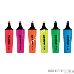 Zakreślacz DONAU D-Fish, komplet 6 szt w etui