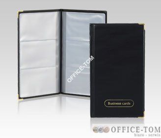 Wizytownik na 48 wizytówek WI-10 Biurfol Czarny