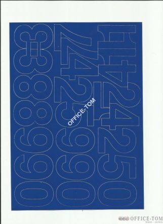 CYFRY samoprzylepne 5cm (8szt) złote ARTDRUK