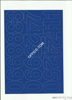 CYFRY samoprzylepne 5cm (8szt) złote ARTDRUK