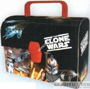 Kuferek kartonowy, oklejany CLONE WARS ST.MAJEWSKI