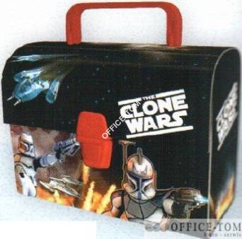 Kuferek kartonowy, oklejany CLONE WARS ST.MAJEWSKI