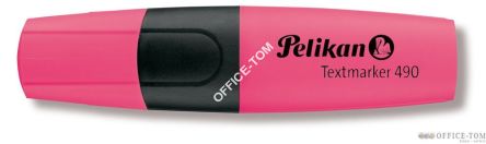 Zakreślacz 490 RÓŻOWY /10/ PELIKAN