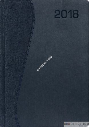 Kalendarz  książkowy B5 LUX ok. 02- L2 jumbo/granat Telegraph