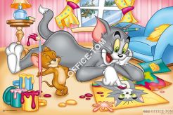 Puzzle Tom i Jerry Malowanki 60 elementów TREFL 17159
