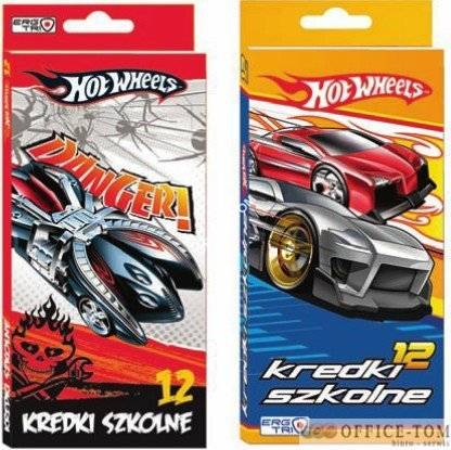 Kredki trójkatne 12 kol. 18 cm w tubie metal. BAKUGAN St.Majewski