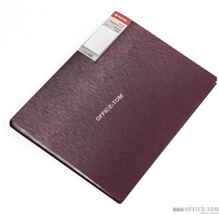 Album prezentacyjny SIMPLE 40 koszulek bordo Panta Plast