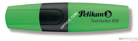 Zakreślacz 490 ZIELONY /10/ PELIKAN