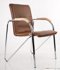 Krzesło SAMBA CHROME V49 brąz DREWNO BUK 1007 NOWY STYL