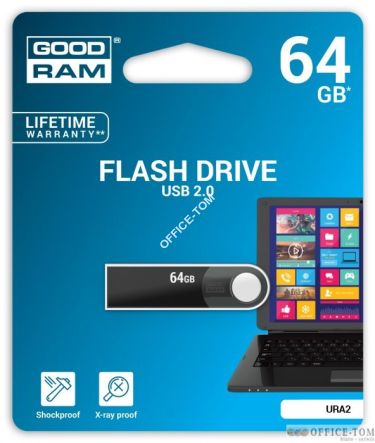 Pamięć USB GOODRAM 64 GB URA2 BLACK USB 20