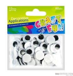 Ozdoba Dekoracyjna Oczy 15Mm CRAFT WITH FUN